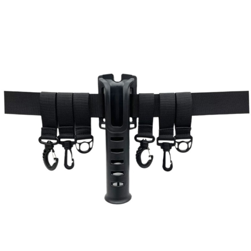 Fishing Rod Travel - 1 Cinturón de Pesca Ajustable con