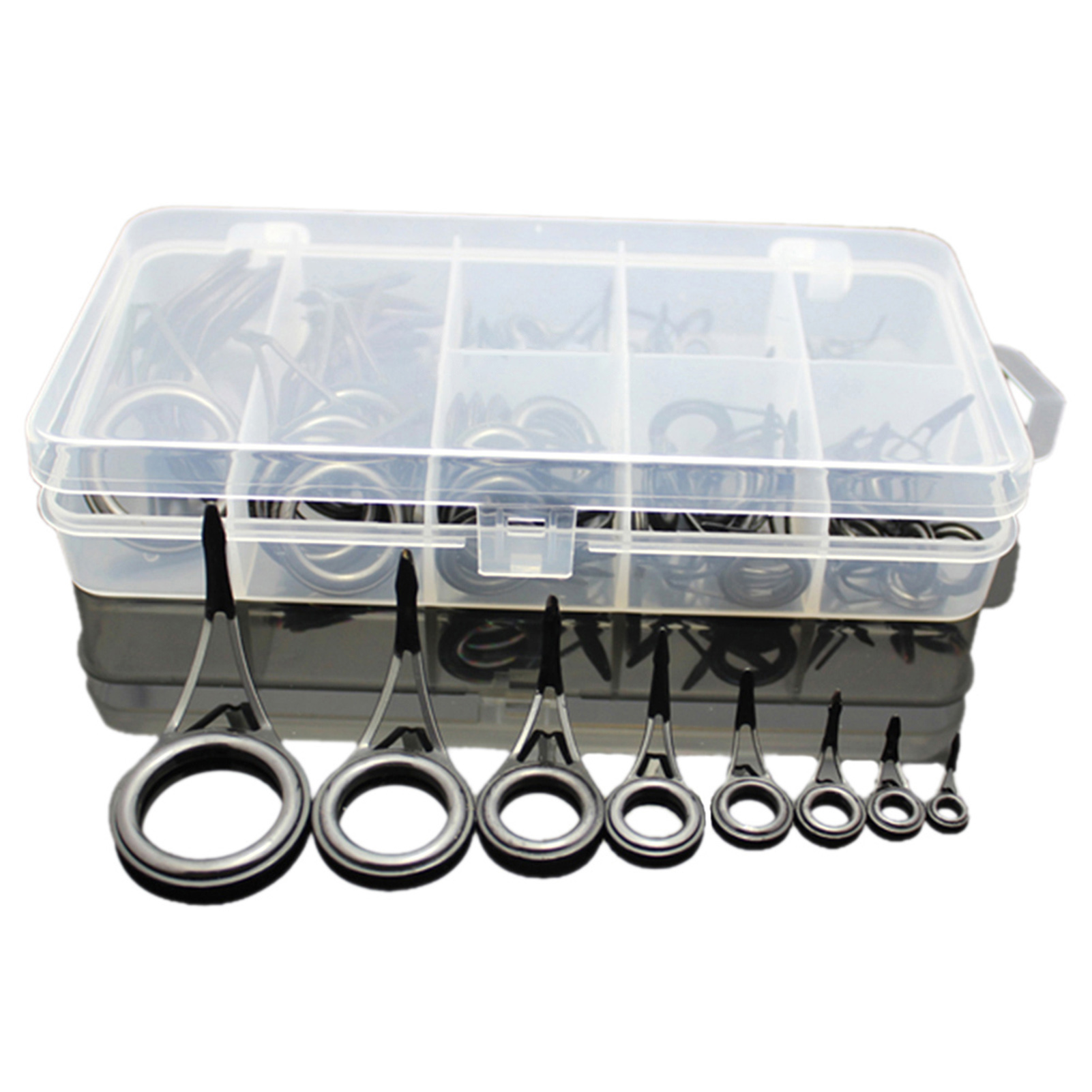 Fishing Rod Repair Kit - 75 Uds., varios tamaños, punta guía