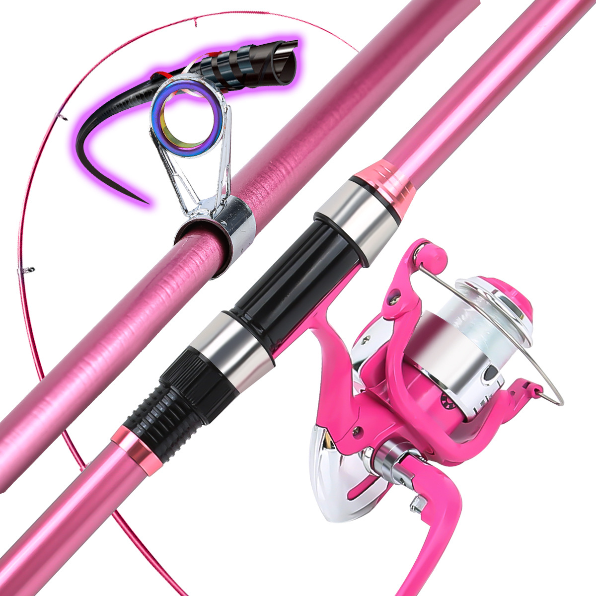 Juego completo de cañas de pes - Fishing Rod Spinning reseña y precio