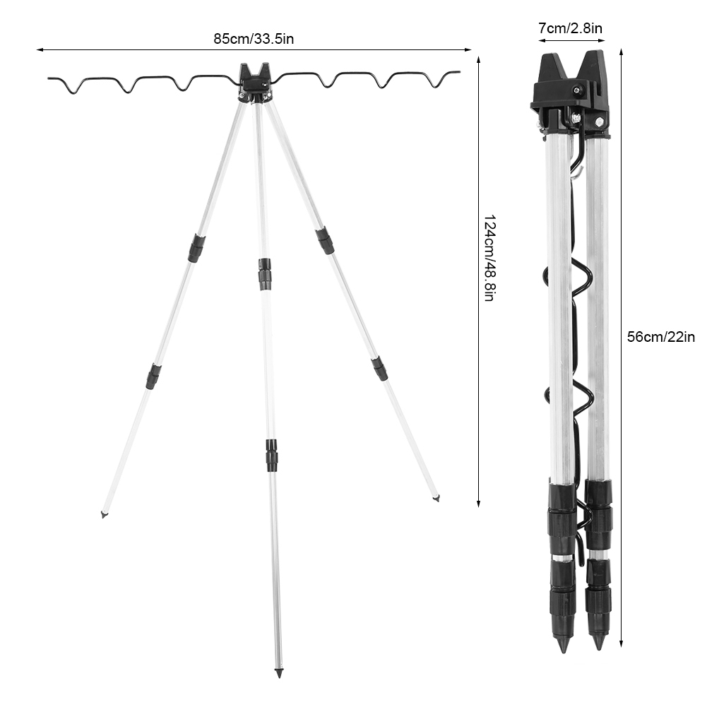Soportes de trípode para cañas - Fishing Rod Casting reseña y precio