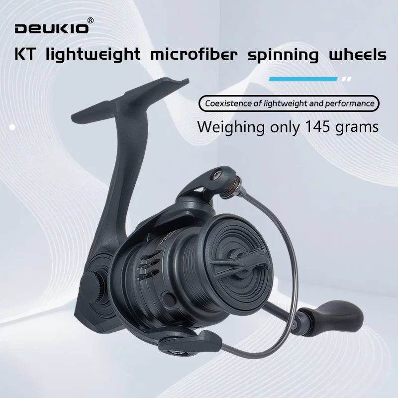 DEUKIO Carrete de Pesca Girato - Abu Garcia Reel Max reseña y precio